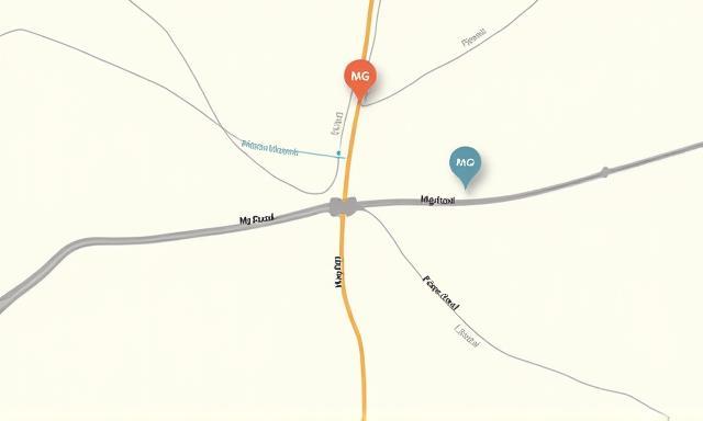 Static map placeholder showing MG Road, Mumbai location